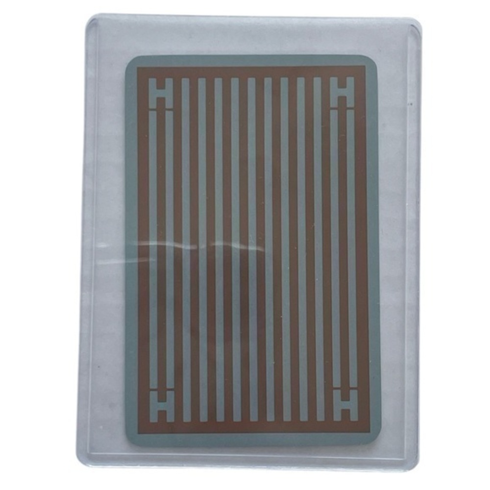 Authentic HERMES Rare King Of Spade Playing Card Orange Stripe Logo Trump